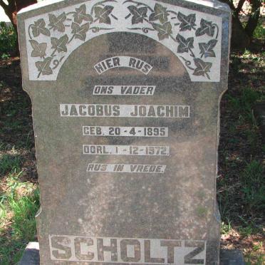 SCHOLTZ Jacobus Joachim 1895-1972