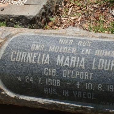 LOURENS Cornelia Maria nee DELPORT 1908-1985