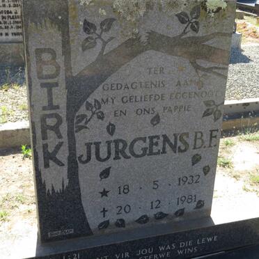 BIRK Jurgens B.F. 1932-1981