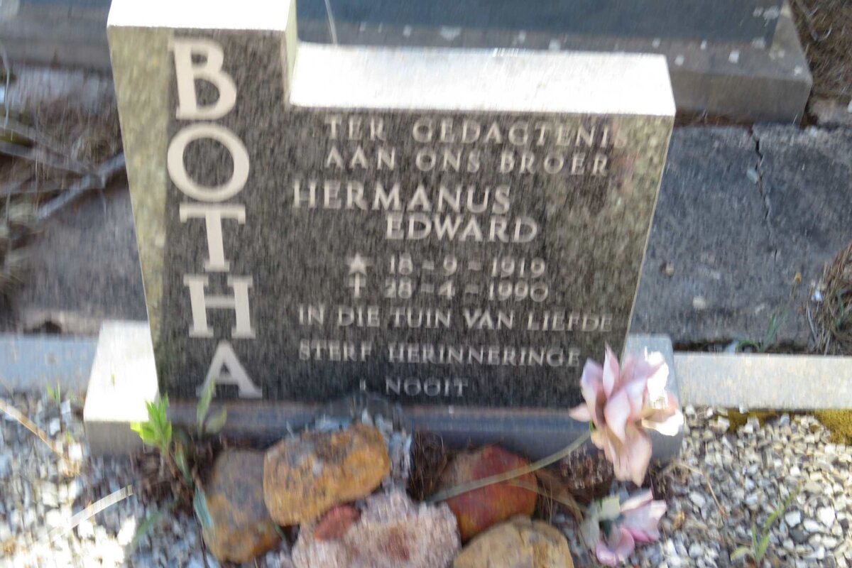 BOTHA Hermanus Edward 1919-1990
