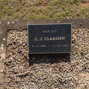 CLAASSEN C.J. 1888-1963