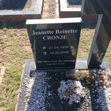 CRONJE Jeanette Reinette 1920-2008