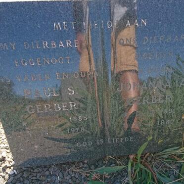 GERBER Paul S. 1885-1978 &amp; Johanna A. 1891-1980