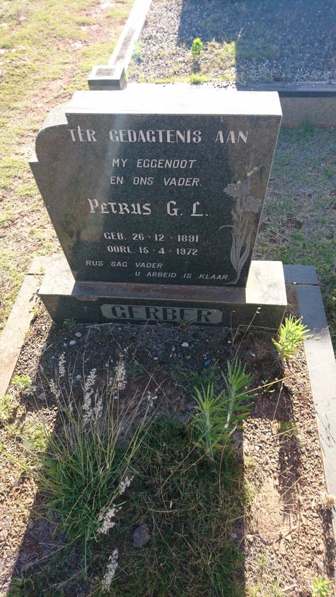 GERBER Petrus G.L. 1891-1972