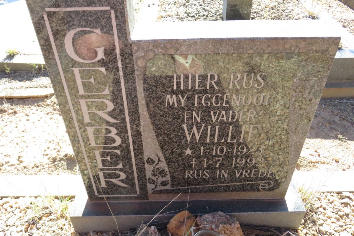 GERBER Willie 1923-1992