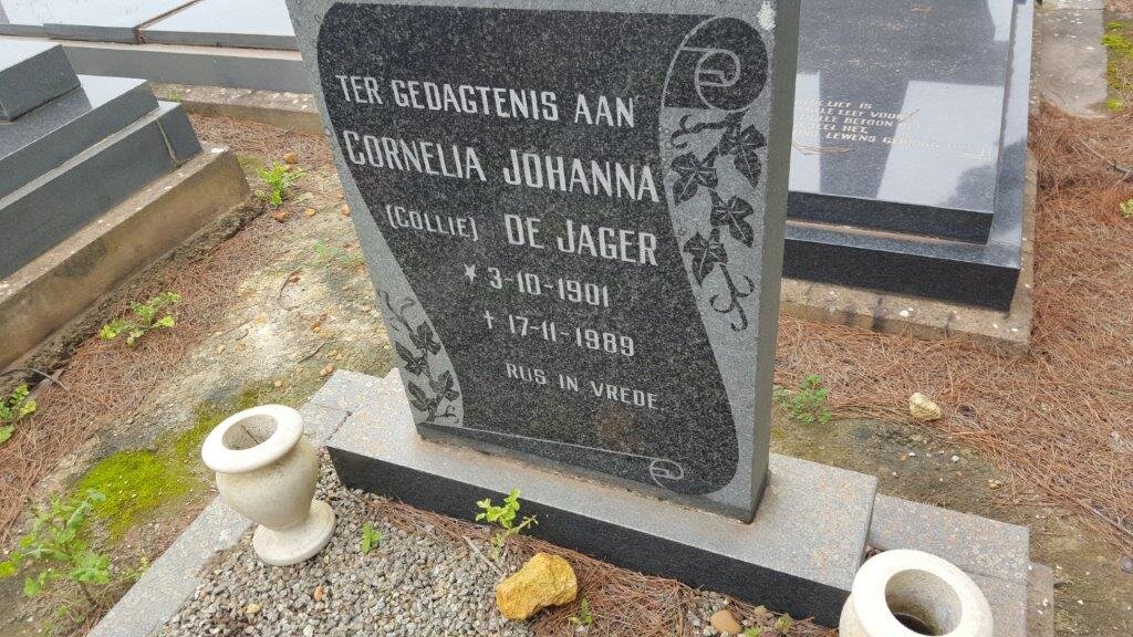 JAGER Cornelia Johanna, de 1901-1989