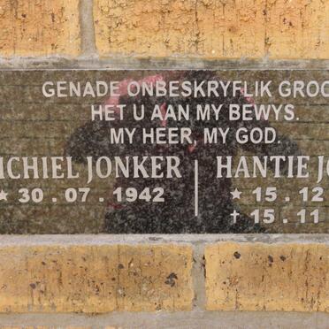 JONKER Michiel 1942- &amp; Hantie 1945-2012
