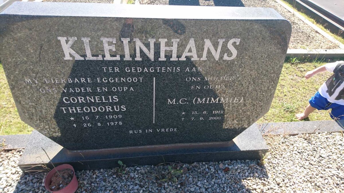 KLEINHANS Cornelis Theodorus 1909-1978 &amp; M.C. 1912-2000