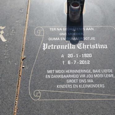 KRIEK Christian 1920-1994 &amp; Petronella Christina 1920-2012