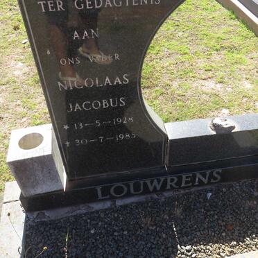 LOUWRENS Nicolaas Jacobus 1928-1985