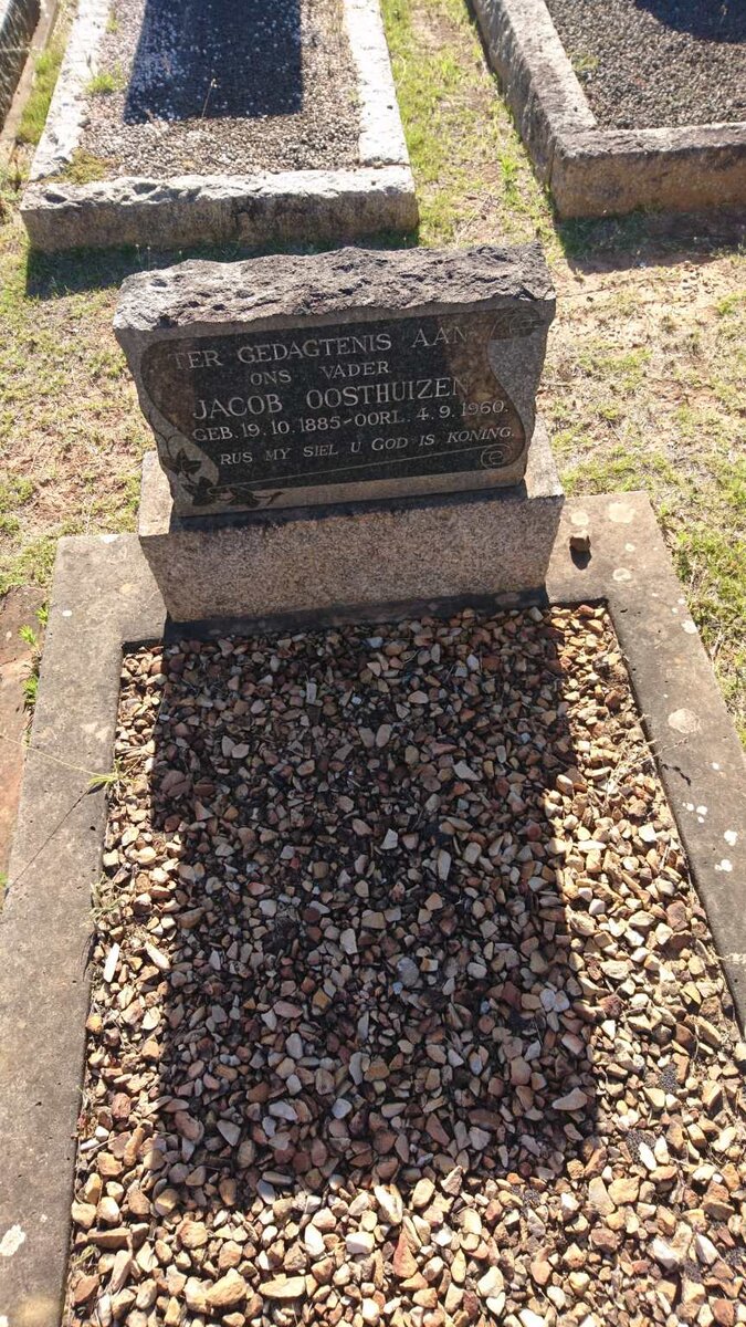 OOSTHUIZEN Jacob 1885-1960