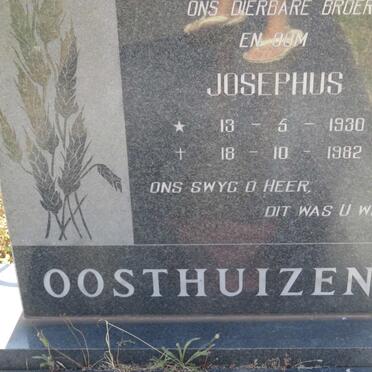 OOSTHUIZEN Josephus 1930-1982