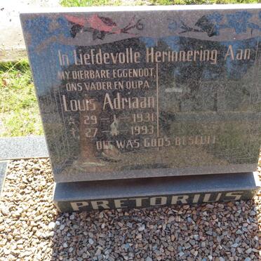 PRETORIUS Louis Adriaan 1931-1993