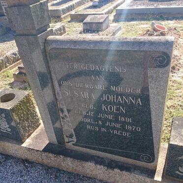 PIENAAR Gert Johan Christoffel 1875-1959 &amp; Susara Johanna KOEN 1891-1970 