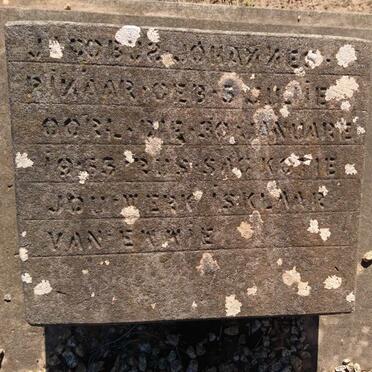 PIENAAR Jacobus Johannes -1963