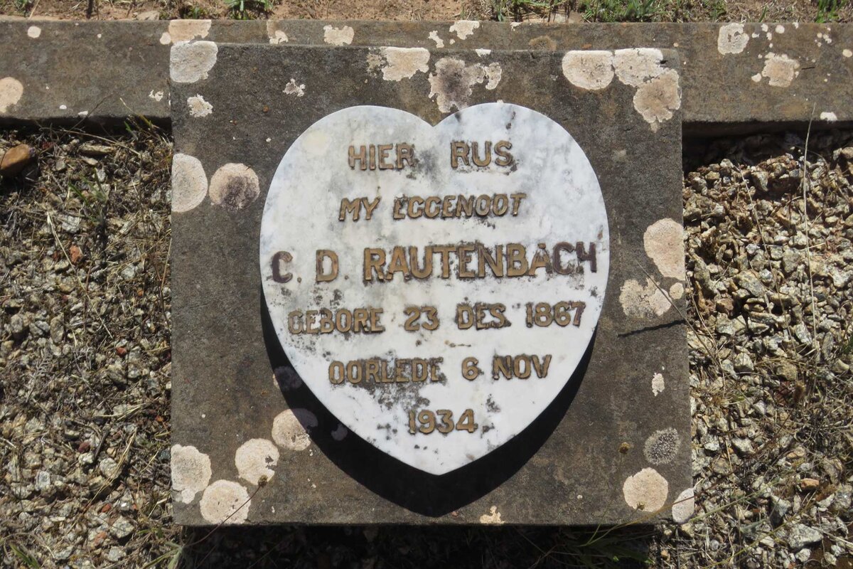 RAUTENBACH C.D. 1867-1934