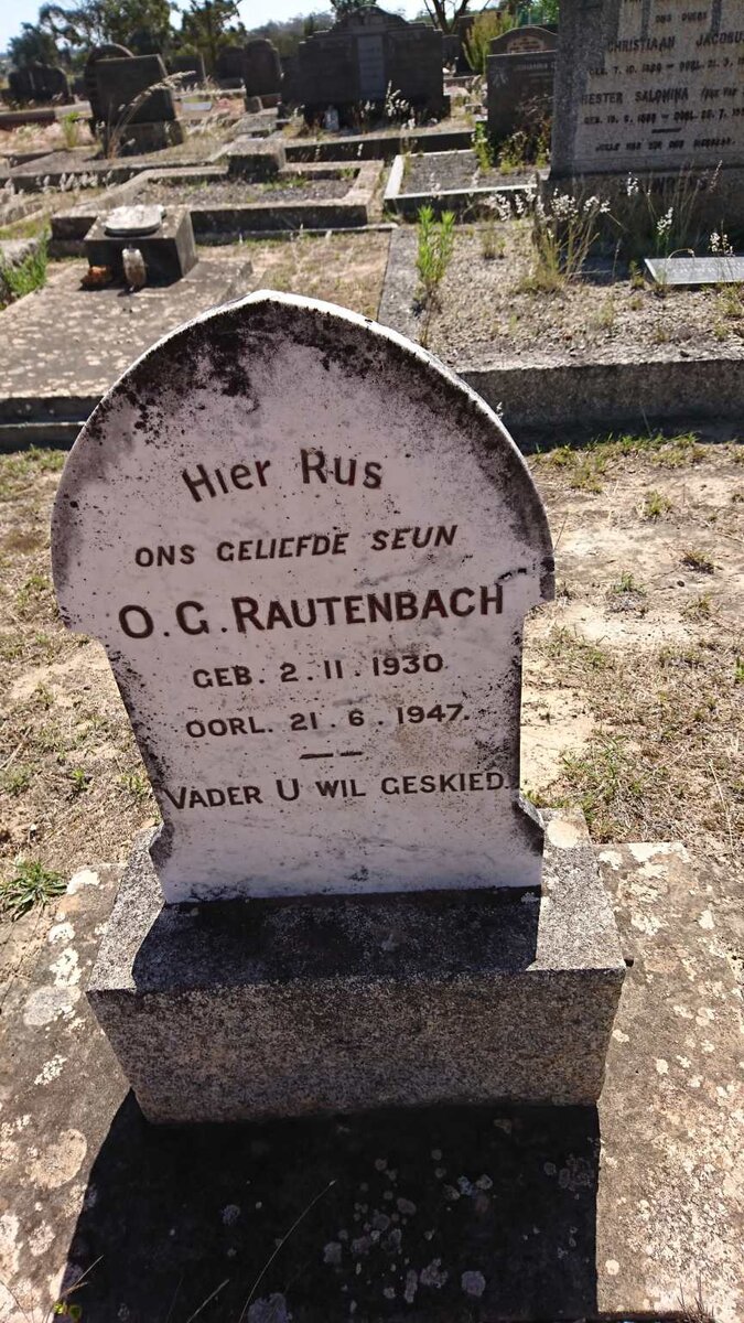 RAUTENBACH O.G. 1930-1947