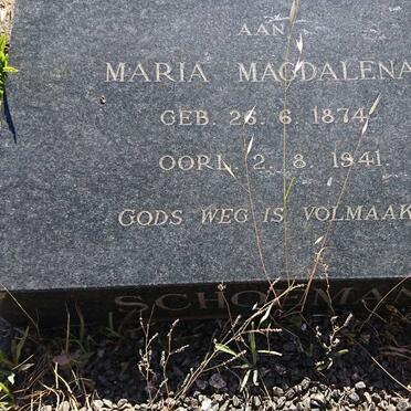 SCHOEMAN Maria Magdalena 1874-1941