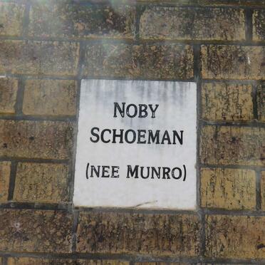 SCHOEMAN Noby nee MUNRO