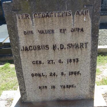 SWART Jacobus N.D. 1893-1965