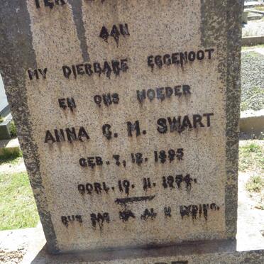 SWART Anna C.M. 1895-1954