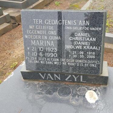 ZYL Daniel Christiaan, van 1916-2006 &amp; Marina 1923-1990
