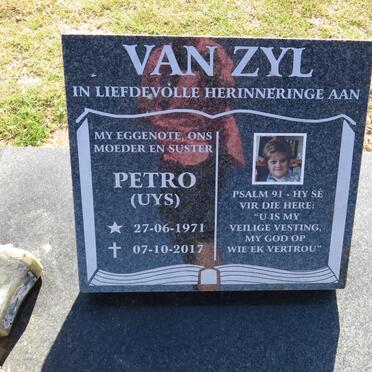ZYL Petro, van nee UYS 1971-2017