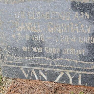 ZYL Daniel Cristiaan, van 191?-1989