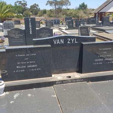 ZYL Willem Jakobus, van 1932-1975 :: VAN ZYL Jacobus Johannes 1946-2001