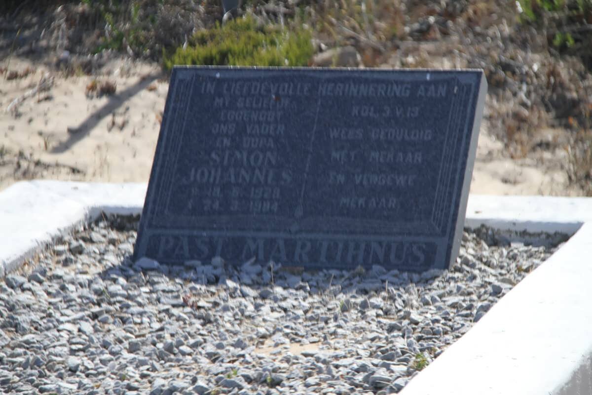 MARTIHNUS Simon Johannes 1928-1984