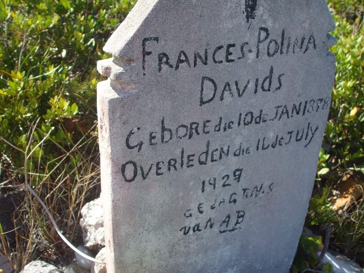 DAVIDS Frances Polina 1898-1929