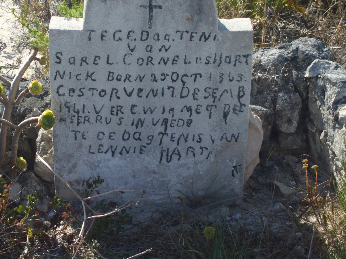 HARTNICK Sarel Cornelus 1865-1941