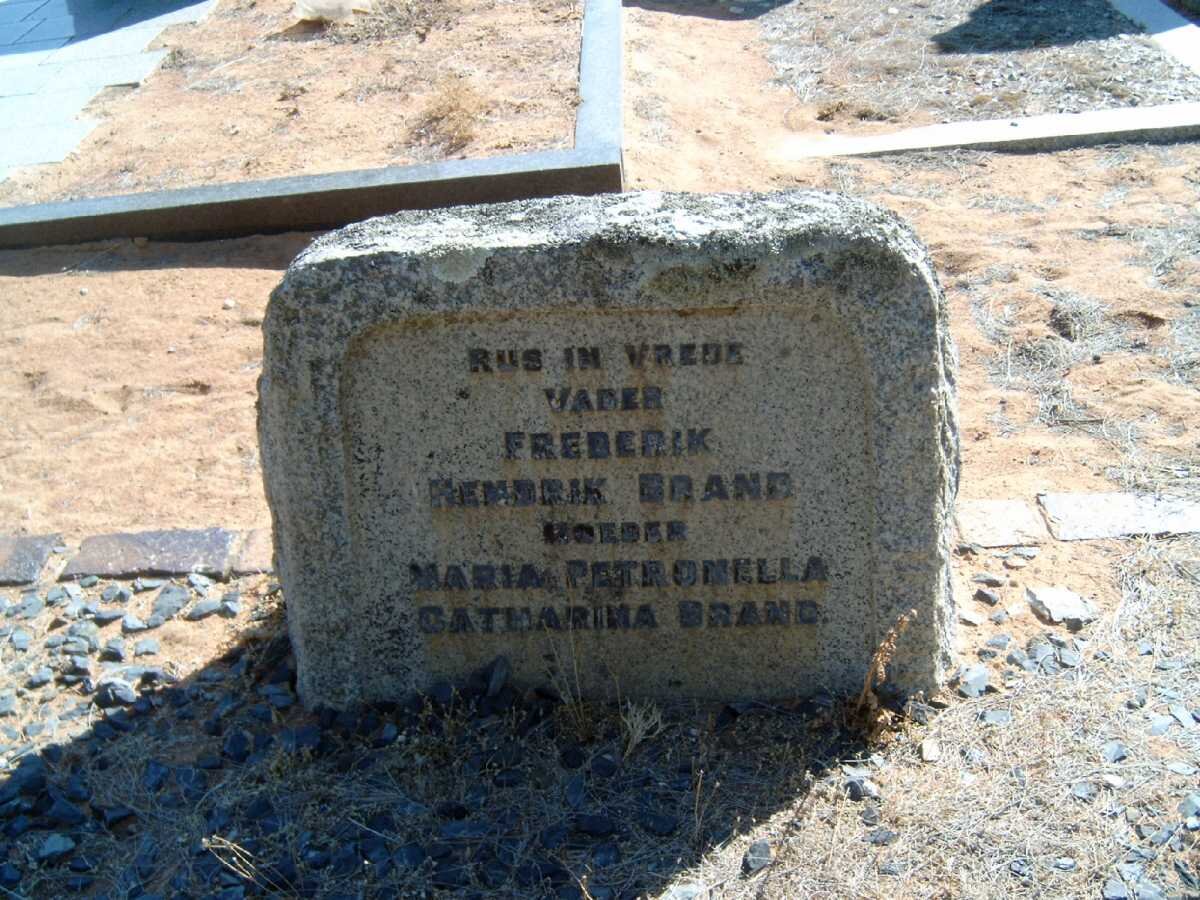 BRAND Frederik Hendrik &amp; Maria Petronella Catharina