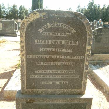 BRAND Jacob David 1875-1939