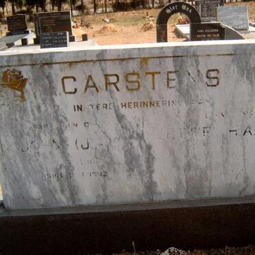 CARSTENS John J. 19?8-1992 &amp; Lettie H.A.M. ????-????