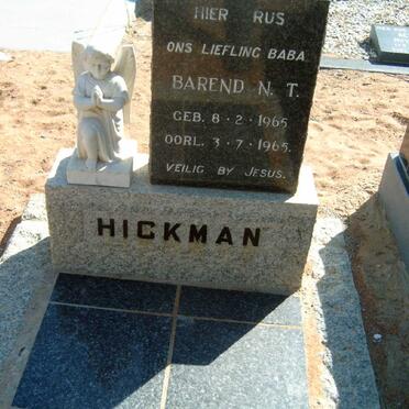 HICKMAN Barend N.T. 1965-1965