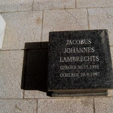 LAMBRECHTS Jacobus Johannes 1935-1997