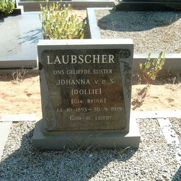 LAUBSCHER Johanna v.d.S. nee BRINK 1893-1979