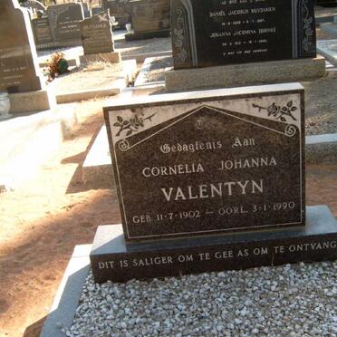 VALENTYN Cornelia Johanna 1902-1990