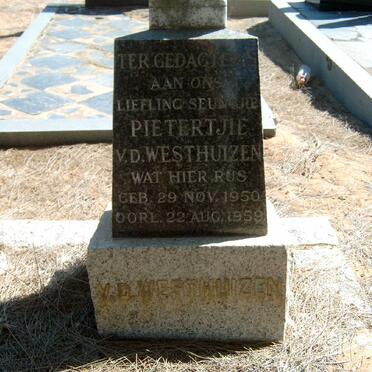 WESTHUIZEN Pietertjie, v.d. 1950-1959