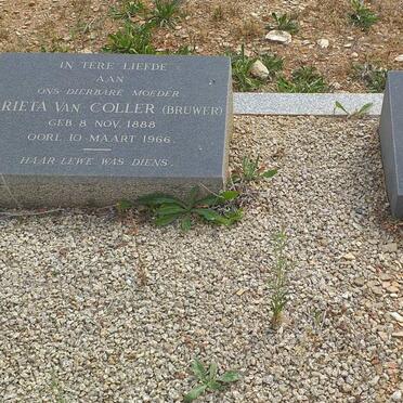 COLLER H.A., van 1898-1973 &amp; Grieta BRUWER 1888-1966 