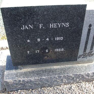 HEYNS Jan F. 1910-1968