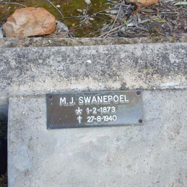 SWANEPOEL M.J. 1873-1940