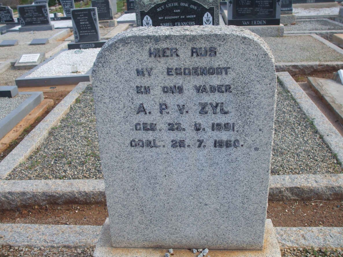 ZYL A.P., van 1891-1960
