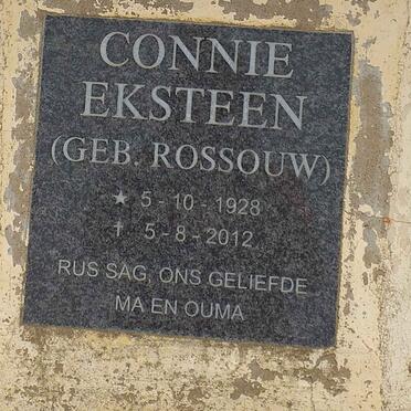 EKSTEEN Connie nee ROSSOUW 1928-2012
