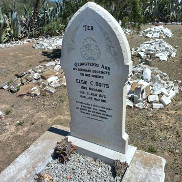 BRITS Elsie C. nee NIEHAUS 1873-1911