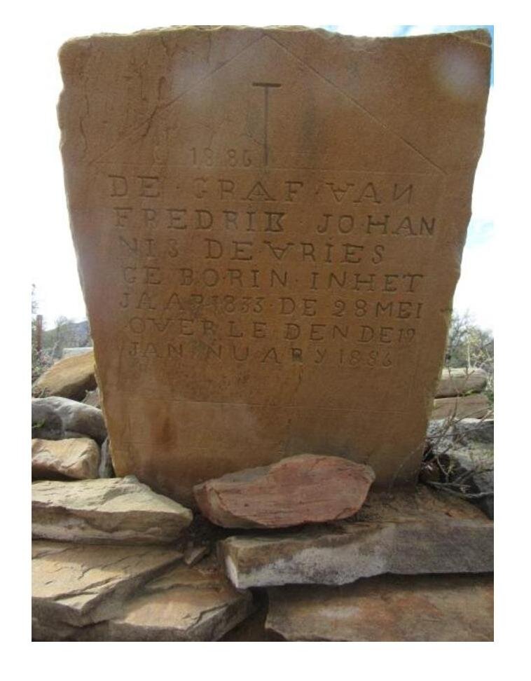 VRIES Fredrik Johannis, de 1833-1886