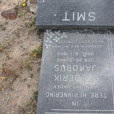 SMIT Frederik Jakobus 1905-1955