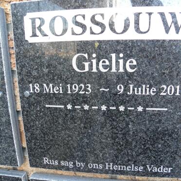 ROSSOUW Gielie 1923-2012