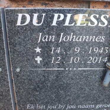 PLESSIS Jan Johannes, du 1943-2014